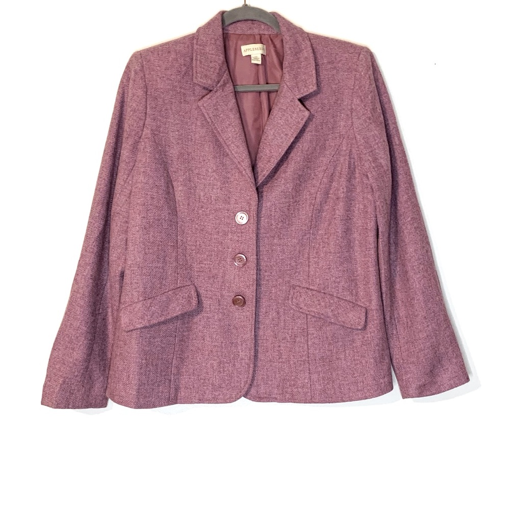 Appleseeds Wool Blend Fully Lined Career Casual B… - image 1